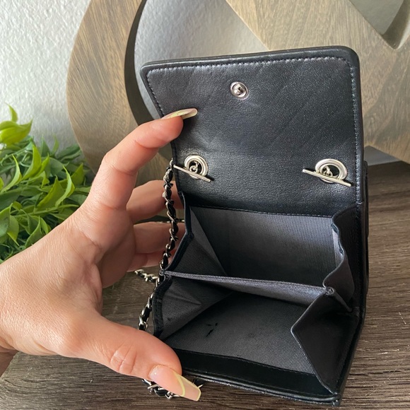 💣⛓️ Chanel Mini Pearl Crush Wallet Chain Adjustable Waist Bag Crossbody - Picture 11 of 14